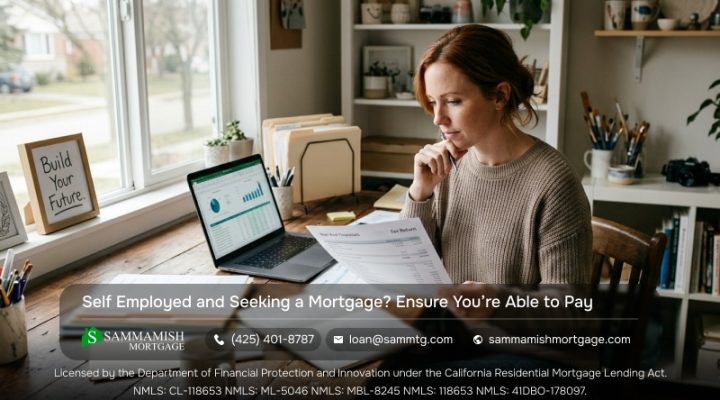 Self Employed and Seeking a Mortgage? Ensure You’re Able to Pay