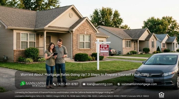 Worried About Mortgage Rates Going Up? 3 Steps to Prepare Yourself Financially