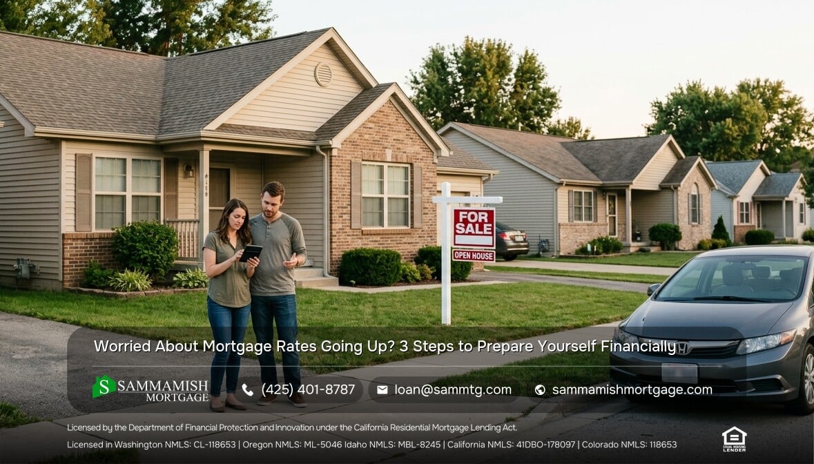 Worried About Mortgage Rates Going Up? 3 Steps to Prepare Yourself Financially