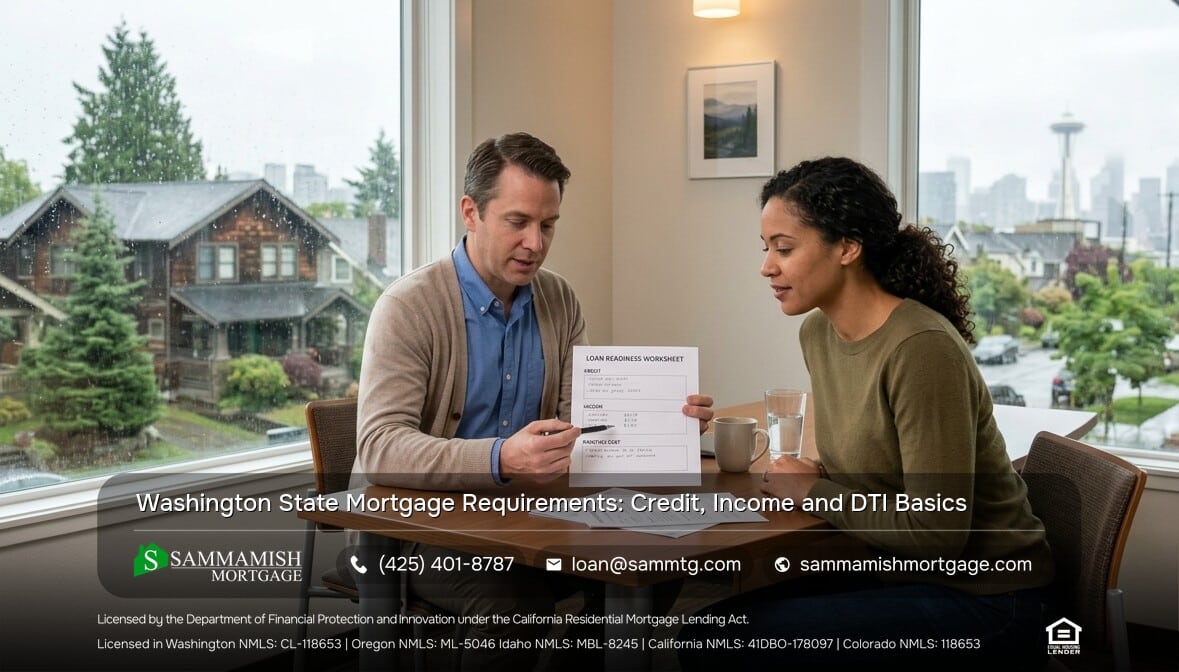 Washington State Mortgage Requirements: Credit, Income and DTI Basics