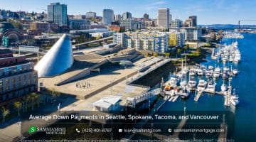 Average Down Payments in Seattle, Spokane, Tacoma, and Vancouver in 2026