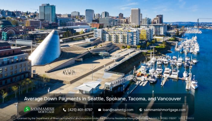 Average Down Payments in Seattle, Spokane, Tacoma, and Vancouver in 2026