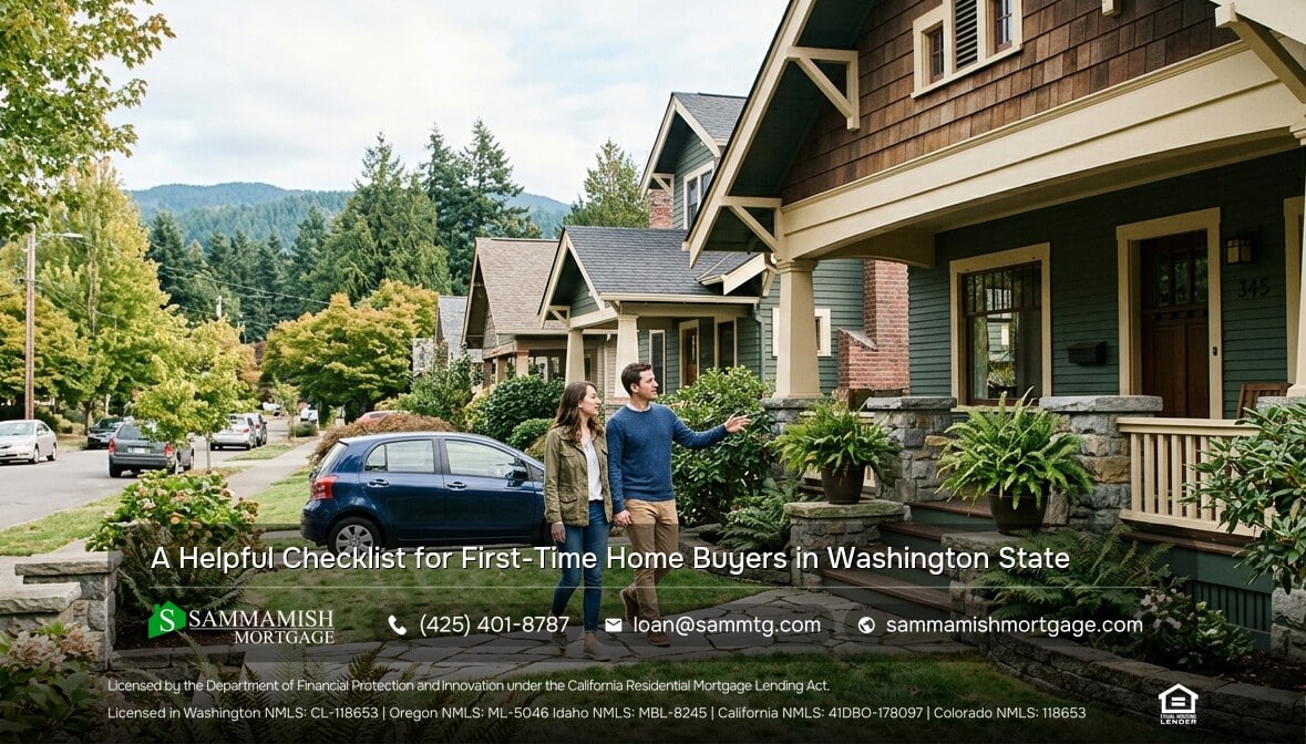 A 6-Part Checklist for First-Time Home Buyers in Washington