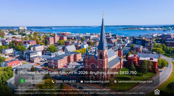 Portland Jumbo Loan Amount in 2026: Anything Above $832,750