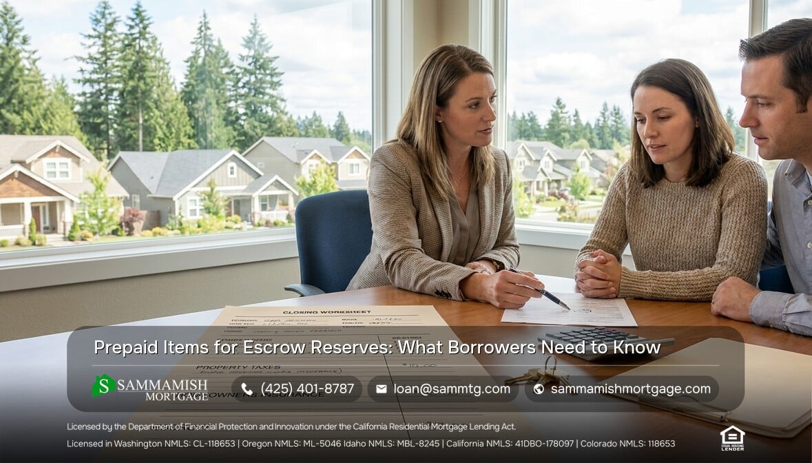 Prepaid Items for Escrow Reserves: What Borrowers Need to Know