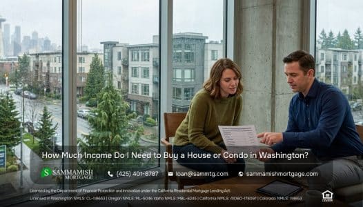 How Much Income Do I Need to Buy a House or Condo in Washington?
