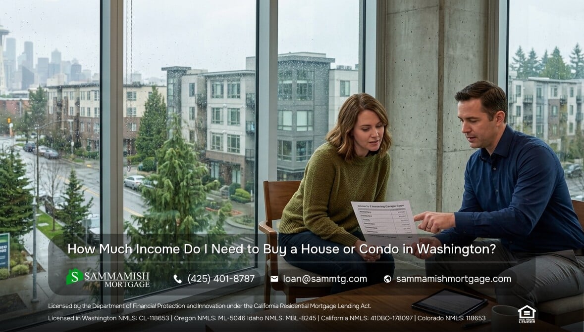How Much Income Do I Need to Buy a House or Condo in Washington?