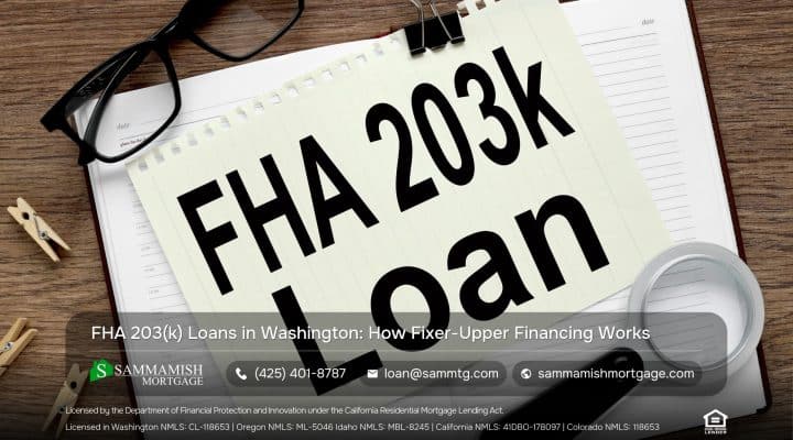 FHA 203(k) Loans in Washington: How Fixer-Upper Financing Works