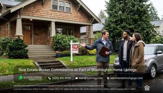 Real Estate Broker Commissions as Part of Washington Home Listings