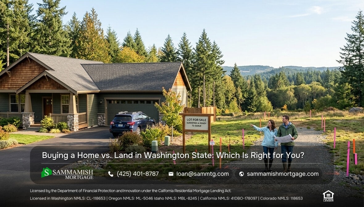 Buying a Home vs. Land in Washington State: Which Is Right for You?