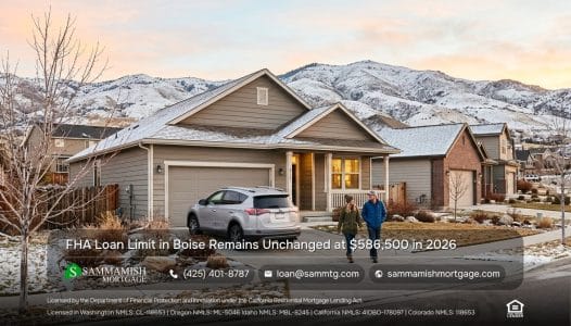 FHA Loan Limit in Boise Remains Unchanged at $586,500 in 2026