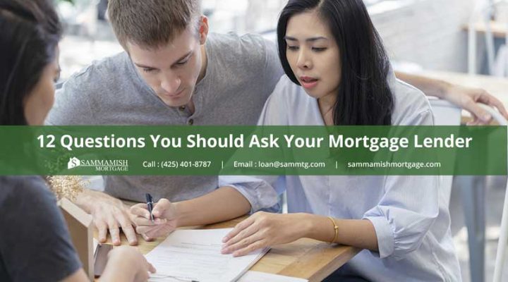 12 Questions You Should Ask Your Mortgage Lender