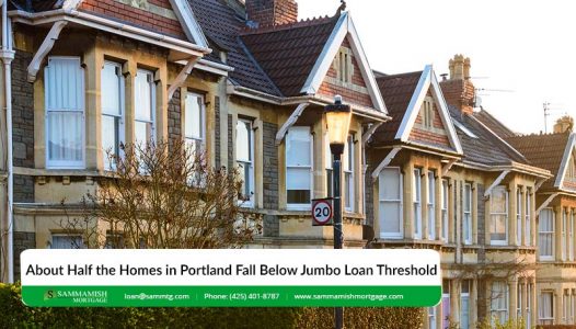 About Half the Homes in Portland Fall Below Jumbo Loan Threshold