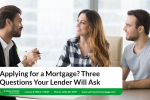 Applying for a Mortgage? Three Questions Your Lender Will Ask