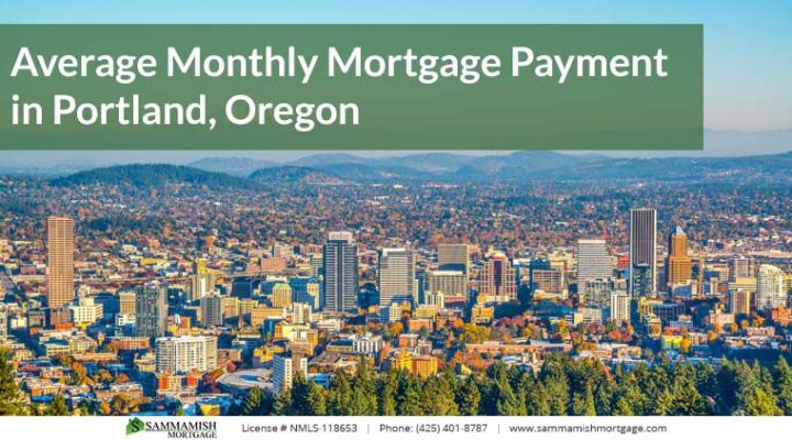Average Monthly Mortgage Payment in Portland, Oregon: 2026