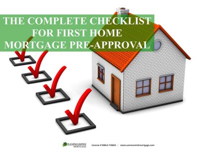 First Home Mortgage Pre Approval Checklist