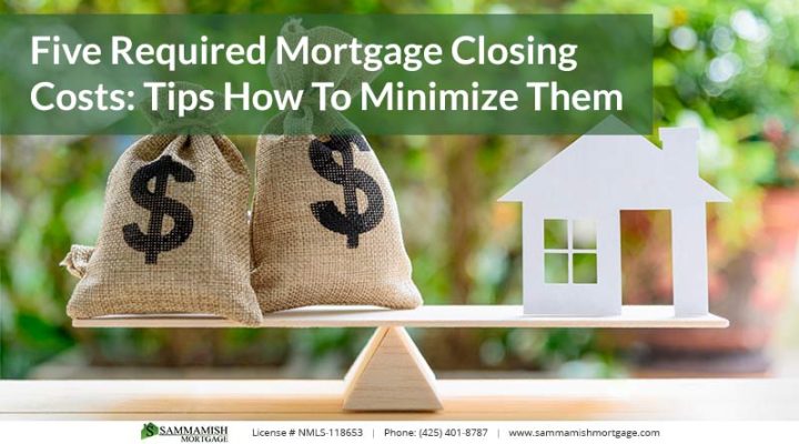 Five Required Mortgage Closing Costs: Tips How To Minimize Them