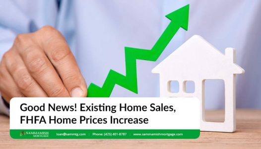 Good News Existing Home Sales FHFA Home Prices Increase