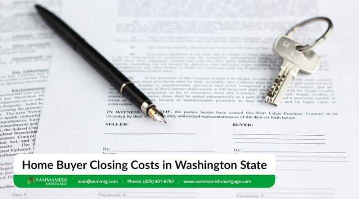 Home Buyer Closing Costs in Washington State