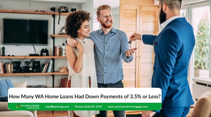 In Washington, 33% of Home Loans Had Down Payments of 3.5% or Less