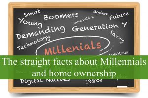 The straight facts about Millennials and home ownership