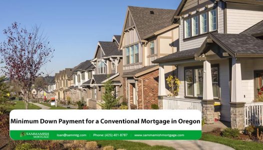 Minimum Down Payment for a Conventional Mortgage in Oregon