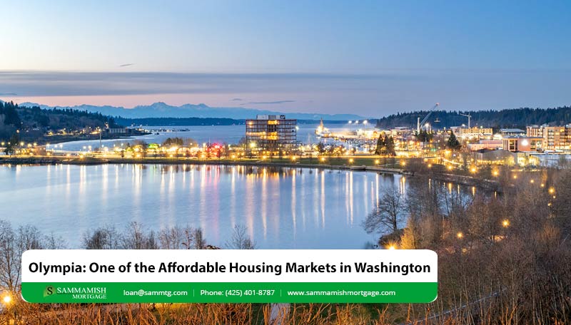 Olympia: One of the Affordable Housing Markets in Washington
