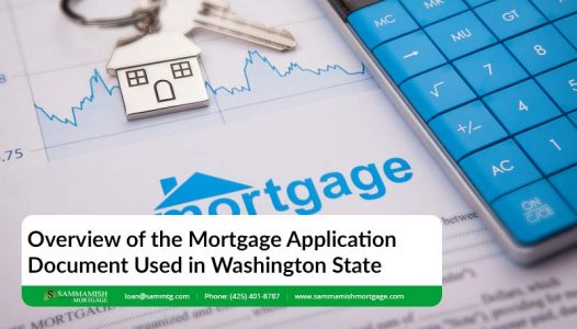 Overview of the Mortgage Application Document Used in Washington State