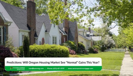 Predictions Will Oregon Housing Market See Normal Gains in