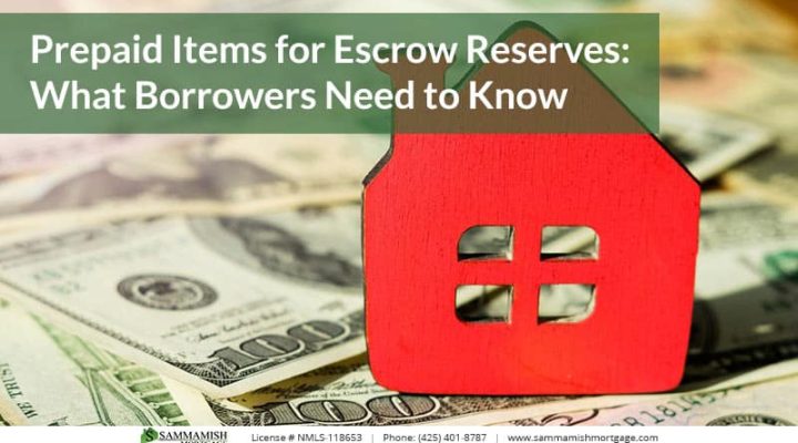 Prepaid Items for Escrow Reserves: What Borrowers Need to Know