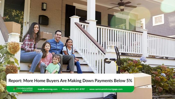 Report More Home Buyers Are Making Down Payments Below