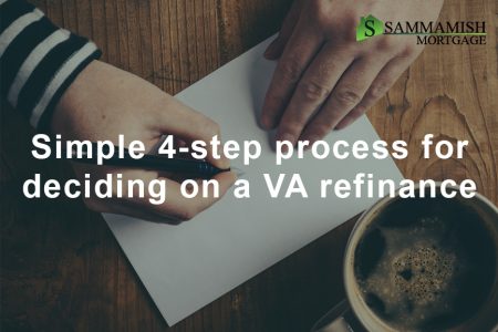 Simple step VA refinance