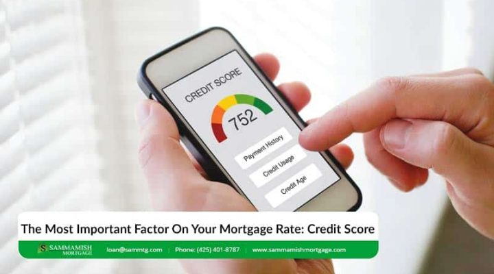 The Most Important Factor On Your Mortgage Rate: Credit Score