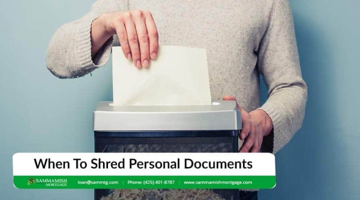 When To Shred Personal Documents