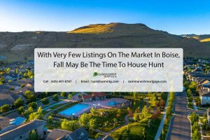 With Very Few Listings On The Market In Boise, Fall May Be The Time To House Hunt