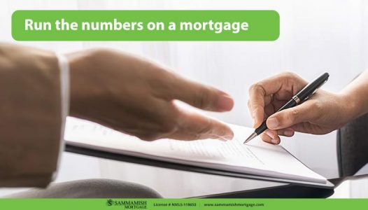 Run the numbers on a mortgage