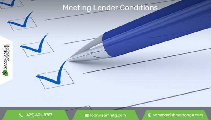 Meeting Lender Conditions