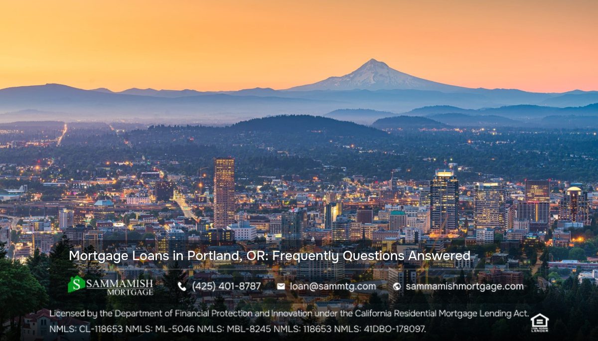 Questions About Portland, OR Mortgage Loans