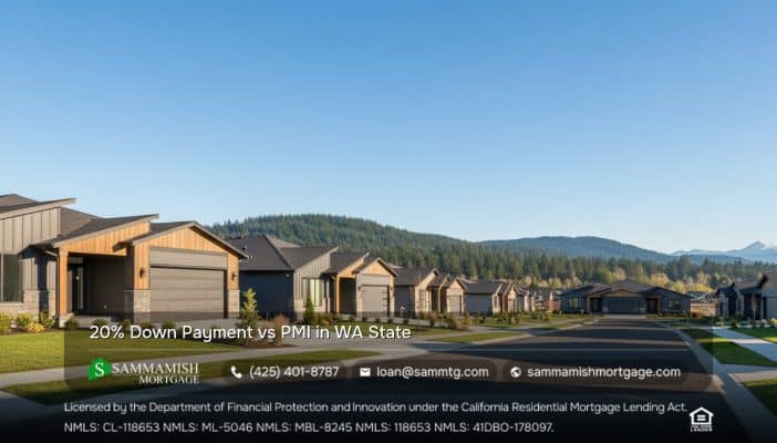 20% Down Payment vs PMI in Washington State