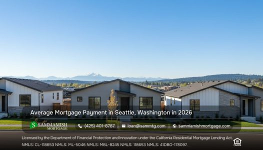 Average Mortgage Payment in Seattle, Washington in 2026