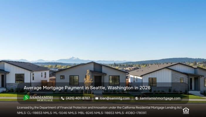 Average Monthly Mortgage Payment in Seattle, WA in 2026