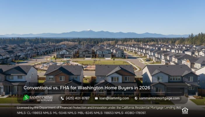 Conventional vs. FHA for Washington Home Buyers in 2026