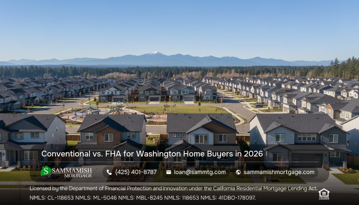 Conventional vs. FHA for Washington Home Buyers in 2026