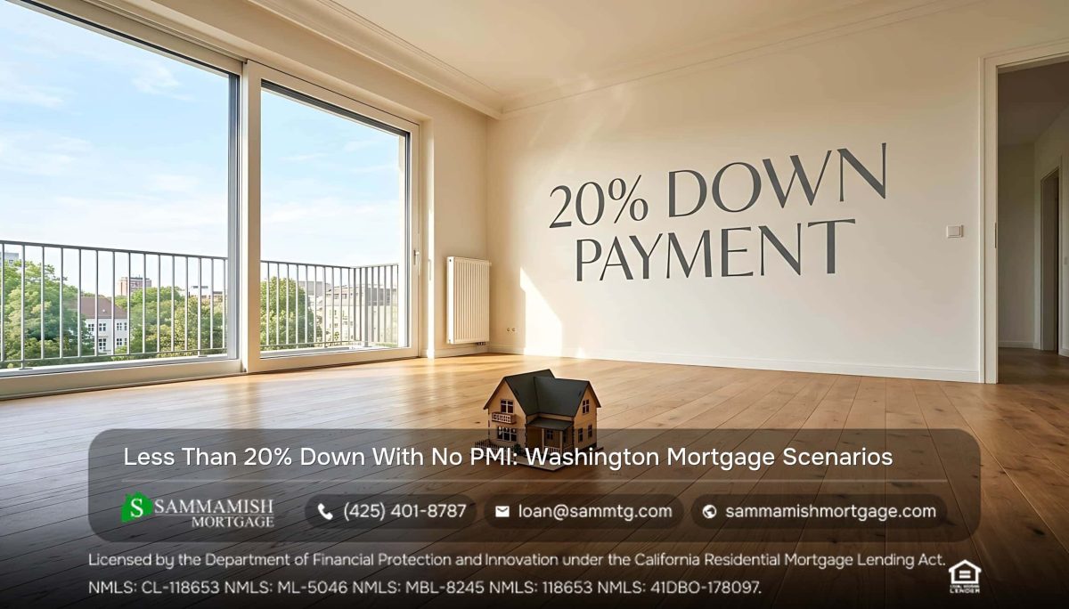 Less Than 20% Down With No PMI: Washington Mortgage Strategies