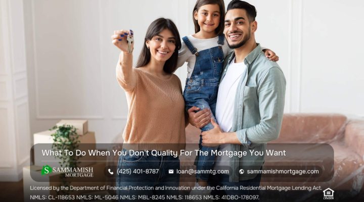 What To Do When You Don’t Quite Qualify For The Mortgage You Want