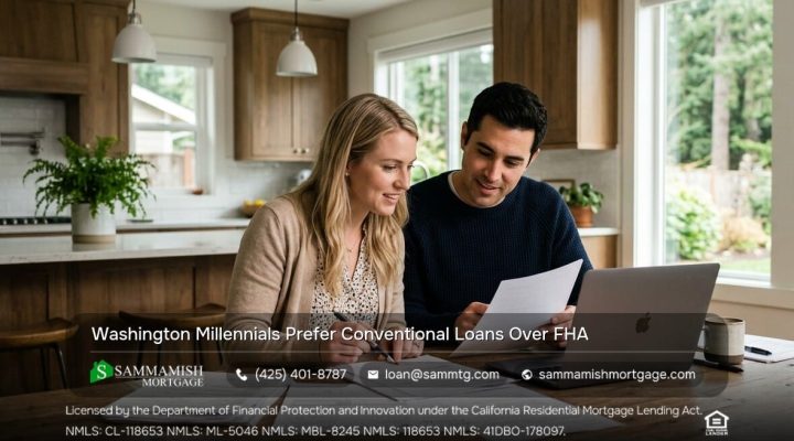 Washington Millennials Choose Conventional Loans Over FHA