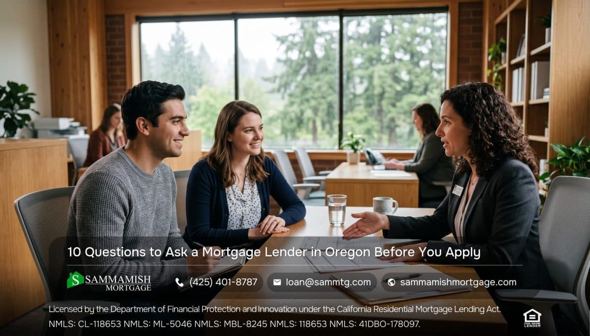 10 Questions to Ask a Mortgage Lender in Oregon Before You Apply