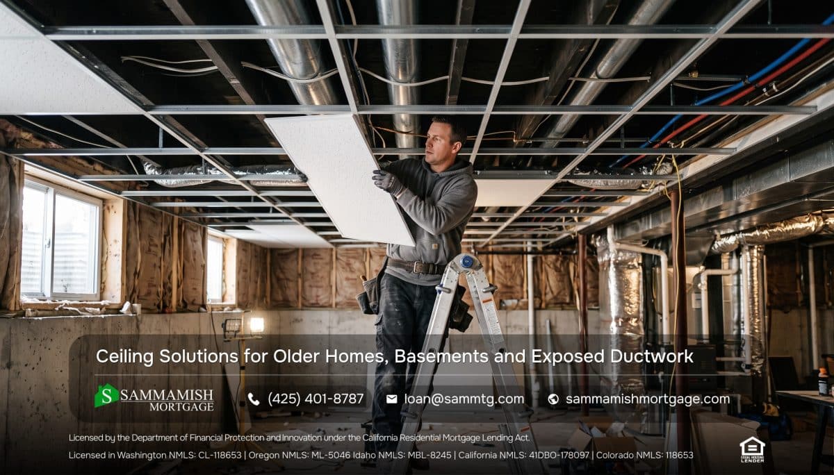 Ceiling Solutions for Older Homes, Basements and Exposed Ductwork