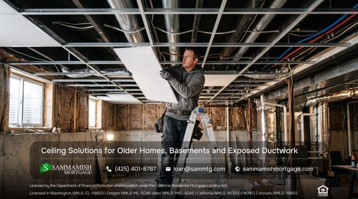 Ceiling Solutions for Older Homes, Basements and Exposed Ductwork
