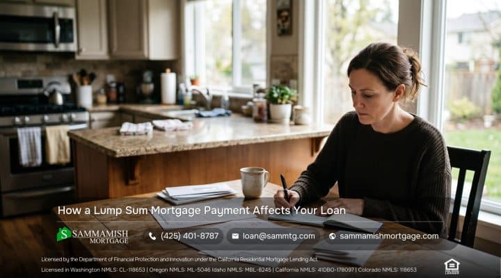 How a Lump Sum Mortgage Payment Affects Your Loan